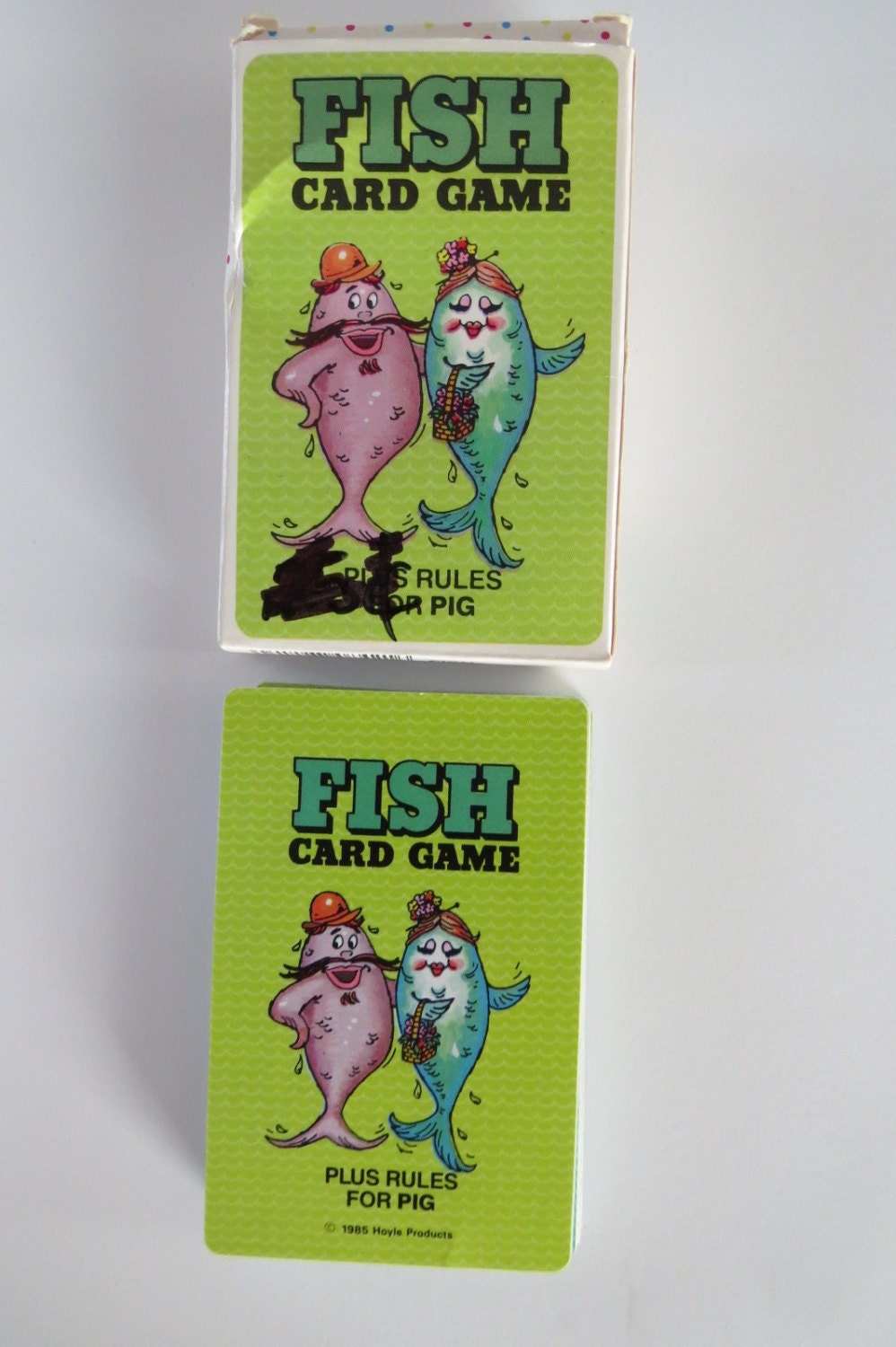 Vintage Go Fish Card Game Playing Cards Hoyle by