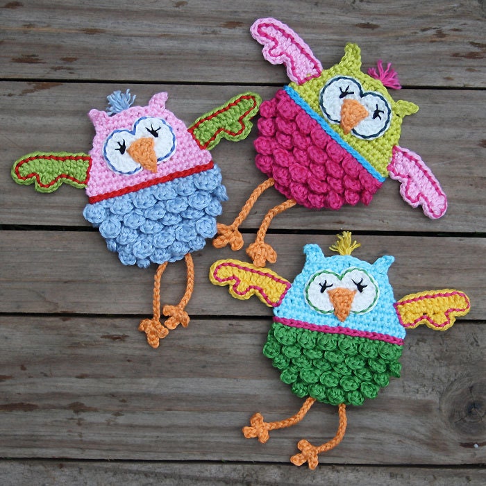 OLWBERTA - Owl Crochet Pattern (Applique) PDF