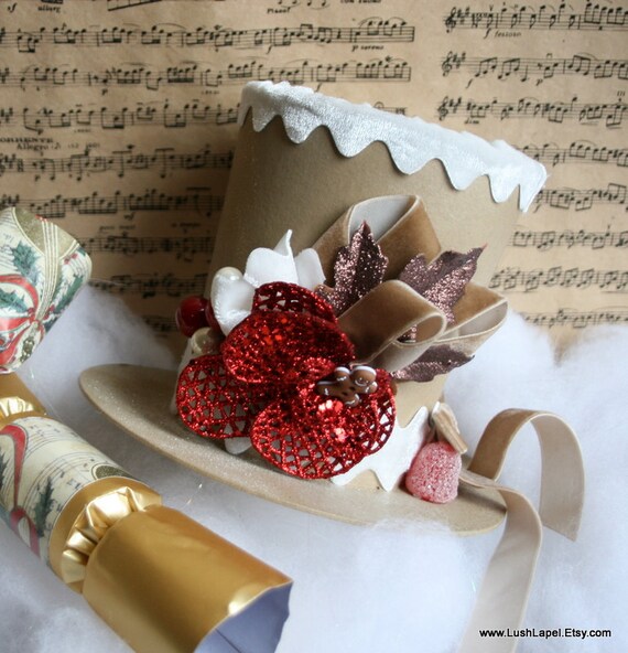 Items similar to Gingerbread Man Hat Kit Cookie Baking Fascinator on Etsy