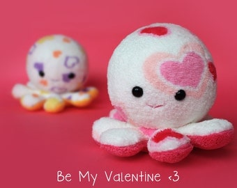 valentine octopus plush