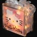 Sparkly Hello Kitty Glass Block Light