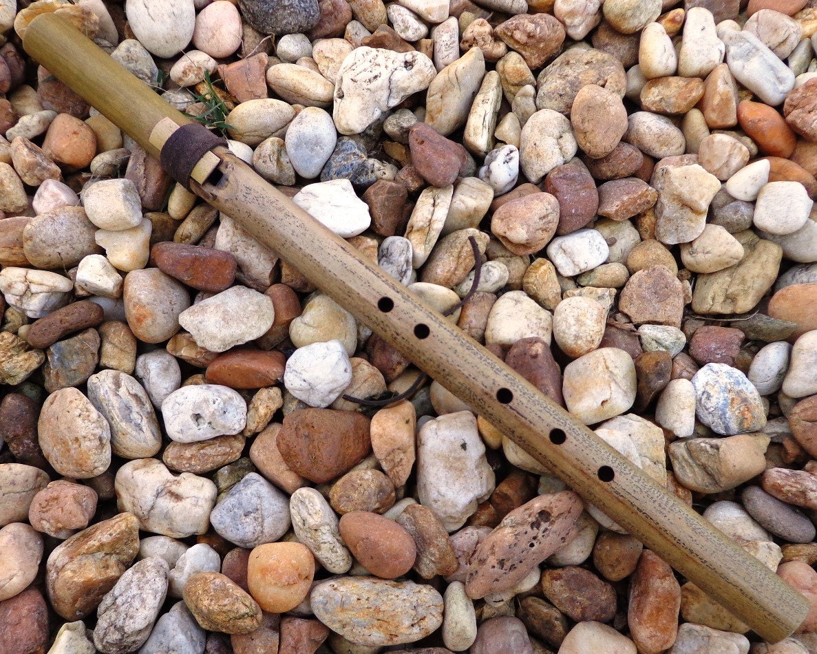 Traditional Native American River Cane Flute by BlueBearArts