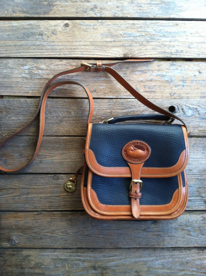 on salevintage dooney and bourke genuine leather purse