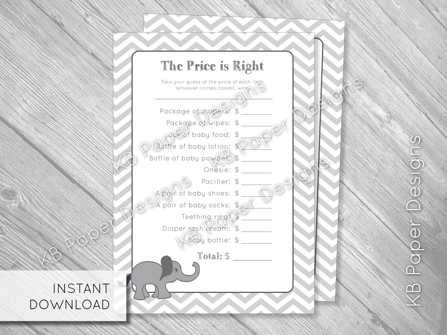 Instant Download Little Man Price is from
