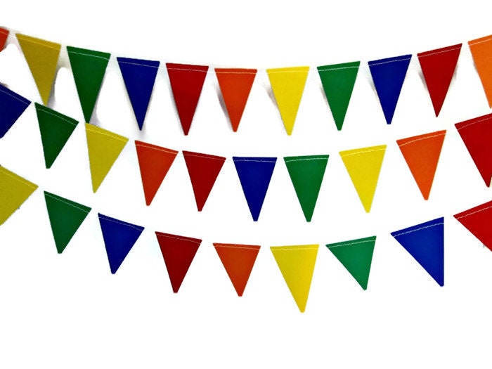 Pennant Garland, Party Garland, Birthday Party Decor, Custom Party Decor, Custom Photo Prop, Custom Photo Backdrop, Design Your Own Banner - PartyGarnish