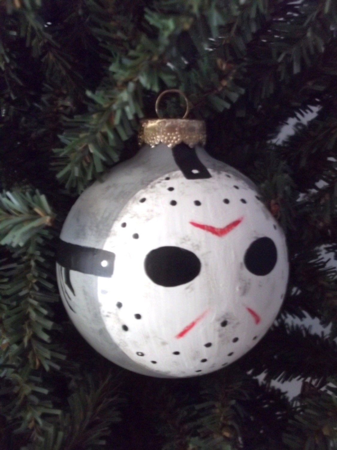items similar to jason voorhees hand painted holiday items similar to jason voorhees hand painted holiday