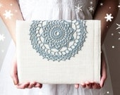 iPad Air - iPad 1 2 3 4 new case - Crochet lace - Handmade - Rustic - Winter - GalaBorn