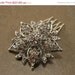 SALE, Rhinestone Bridal Hair comb, Crystal Hair Clip, Vintage Hair Brooch, Wedding Hair Accessories, Jewel Comb, Classic Wedding - Ready to