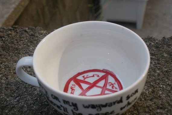 Supernatural Devil's Trap Mug Winchester Brothers
