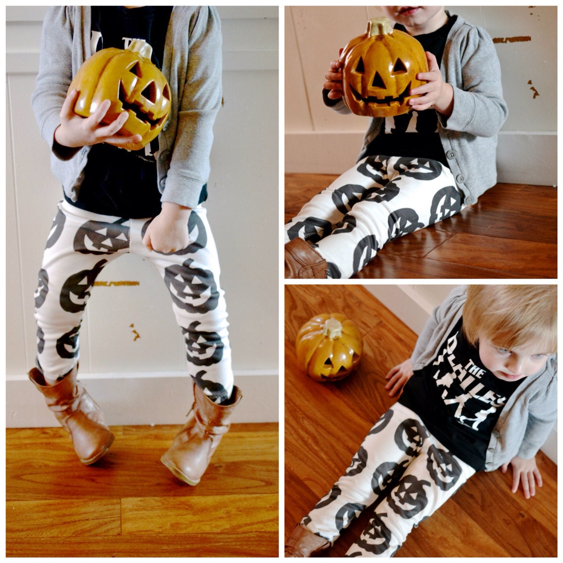Halloween Comfy Knit Leggings // Newborn8 years by dandylionco