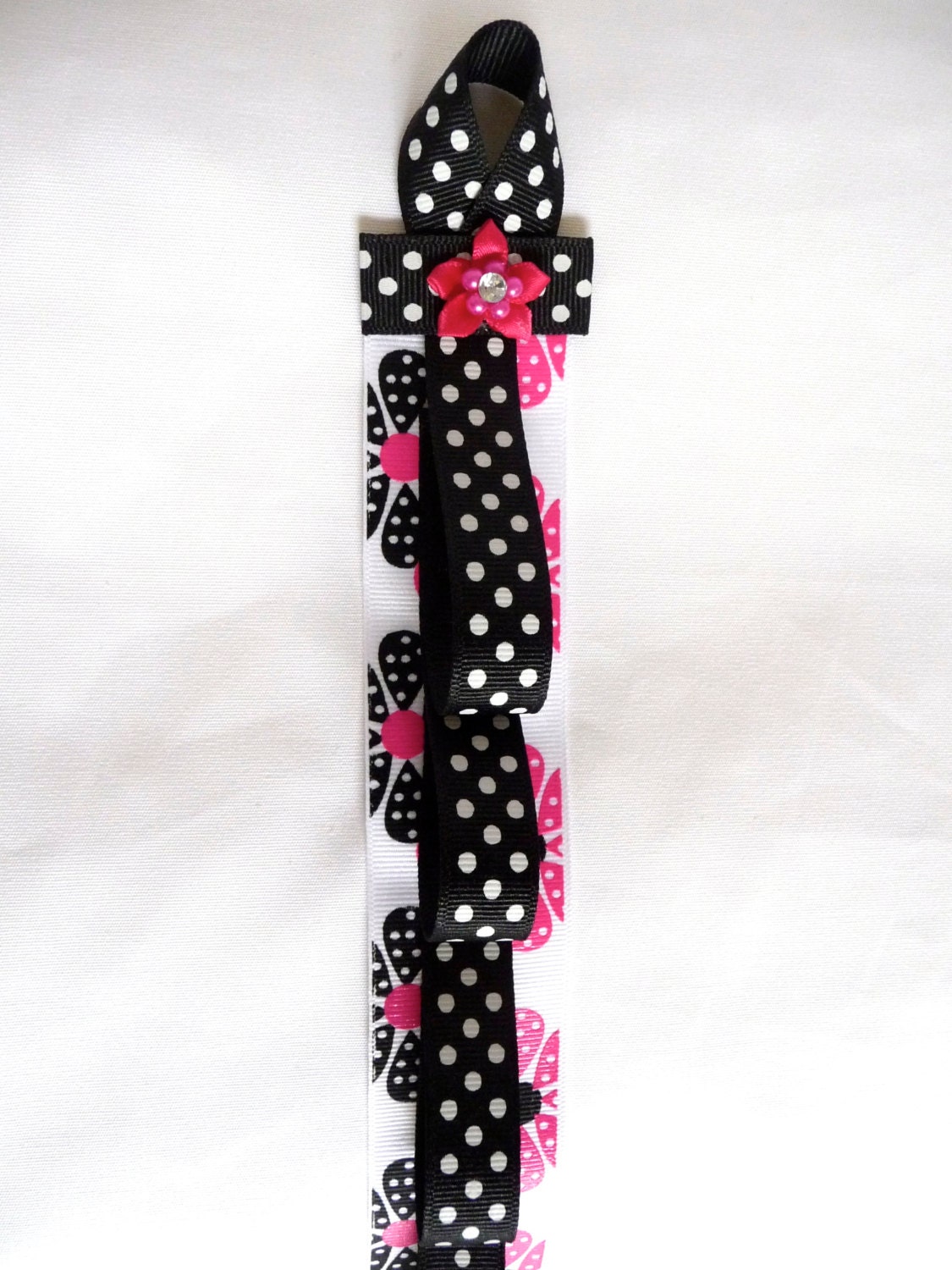 Ribbon Headband & Bow Holder by AmberellaDesigns on Etsy