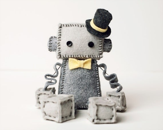 cute robot plush