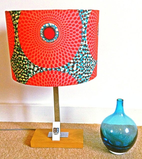 Gyasi handmade African print lampshade - 30 cm