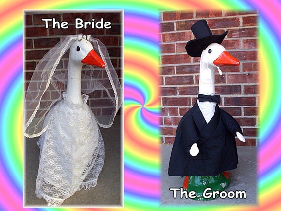 EXtra Large Lawn Goose Outfits 28 30 Tall by PapaBearsPlace