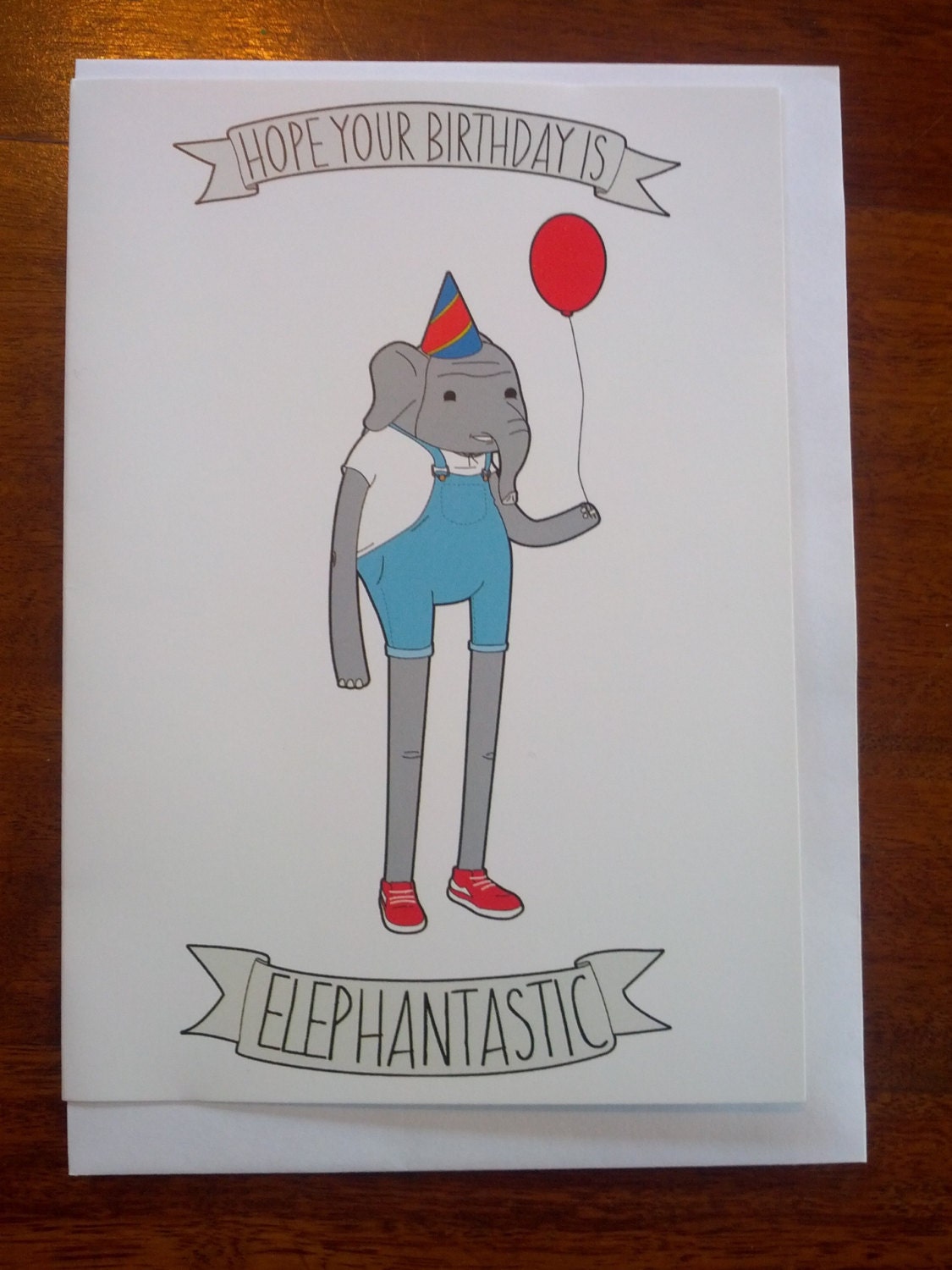 Hope Your Birthday Is Elephantastic - Elephant Birthday Card