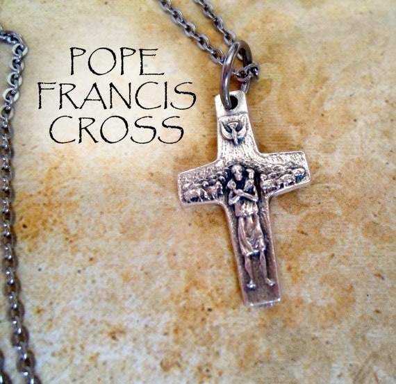 Pope cross necklace Clearance