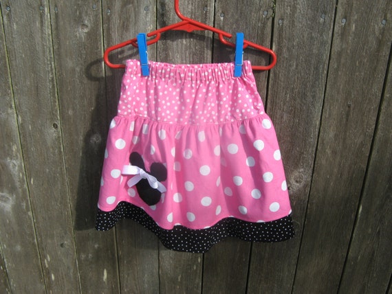 Minnie Mouse Skirt By Flossielee On Etsy 9726