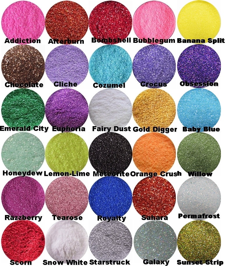 GlitterCosmetic Glitter Pick Any 3 by MyBeautyAddiction on Etsy