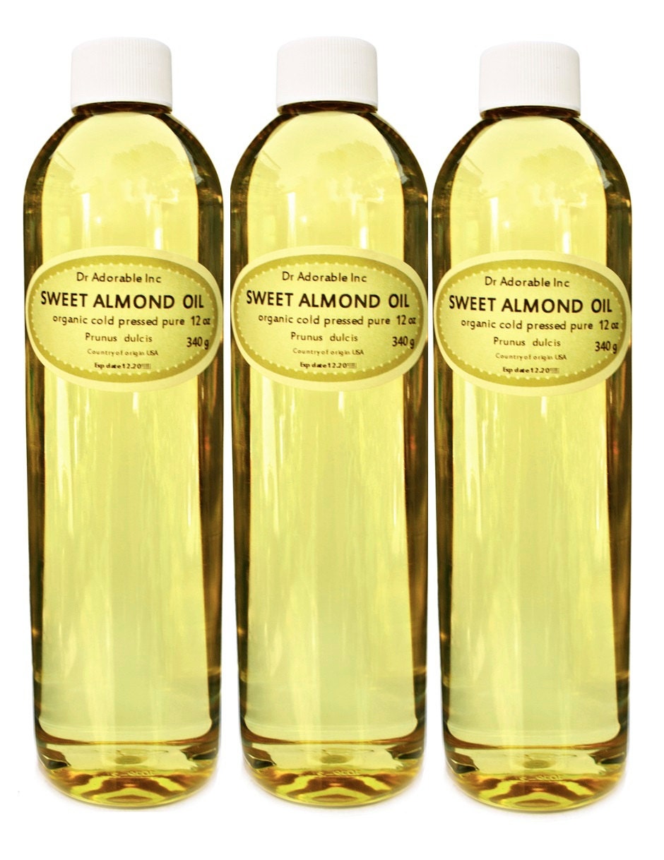 36 OZ Pure Organic Sweet Almond Oil by kessil2000 on Etsy