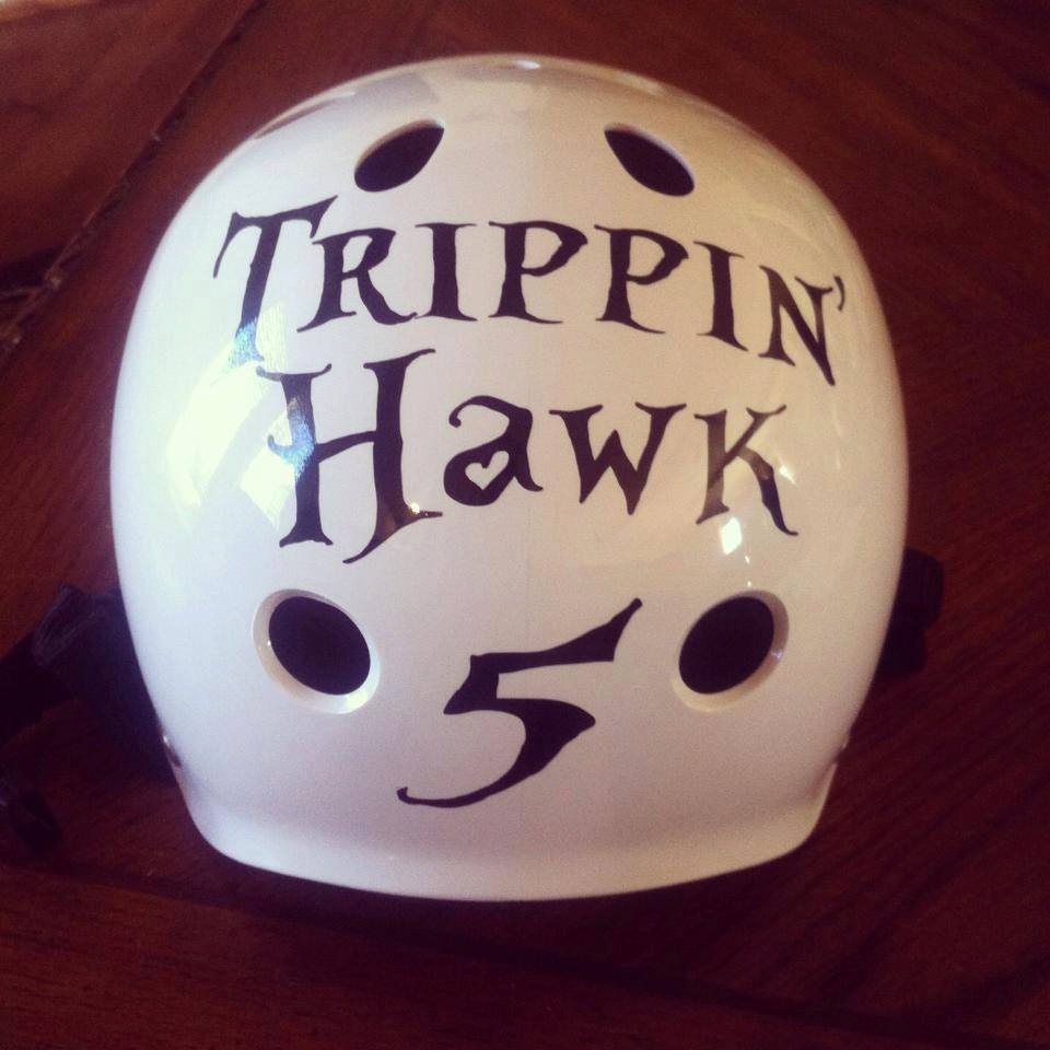 Custom Roller Derby Vinyl Sport Helmet Decal by TLKellyGraphics