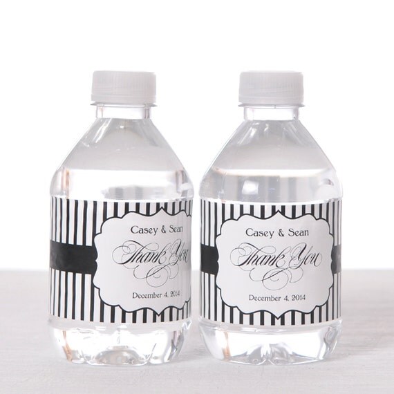 100 Vintage Wedding Water Bottle Labels - Wedding Water Labels Il_570xn