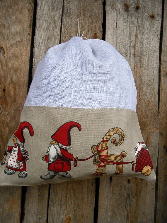 scandinavian christmas gift bag gift sack santa by scandinavian christmas gift bag gift sack santa by