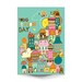 ON SALE A4 Art Print - 'Today is a Good Day' - Kawaii / Cute Typography / Illustration / Digital Print / Hand Lettering / Kids Room Art