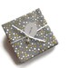 Cloth Cocktail Appetizer Napkins Coasters Grey White Yellow Blue Dot 100% Cotton Fabric Cloth Napkins - set of 6