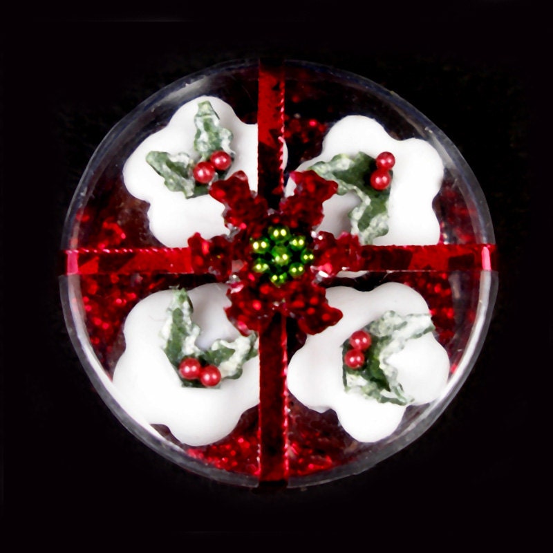 christmas pudding gift box dollhouse by dollhousekitchen christmas pudding gift box dollhouse by dollhousekitchen