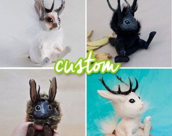 stuffed jackalopes