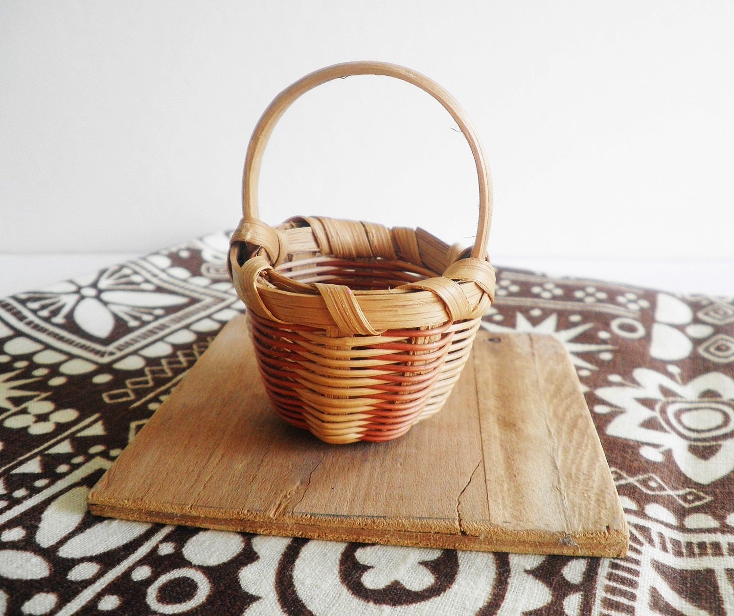 Vintage Cherokee Indian Basket Native American by vinieschild