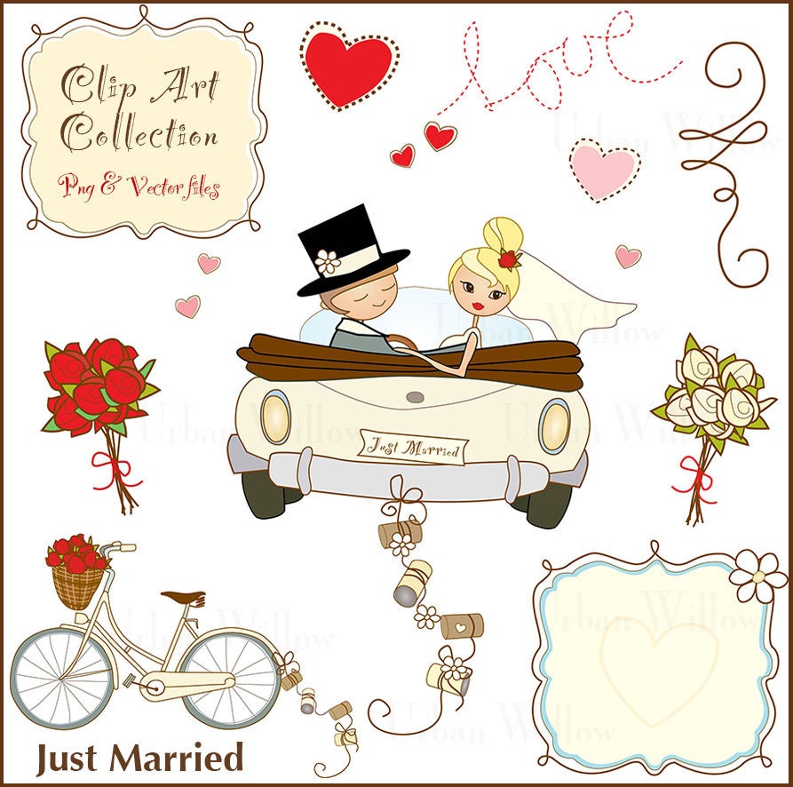 just married clipart - photo #16