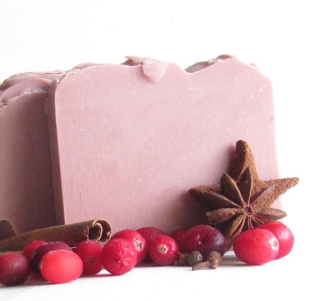 Spiced Cranberry Cold Process Soap