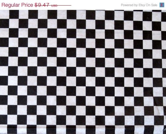 ON SALE 100 Sheets of Black and White Checkered Deli Wrap Wrapping Paper 12" x 12" Il_570xn