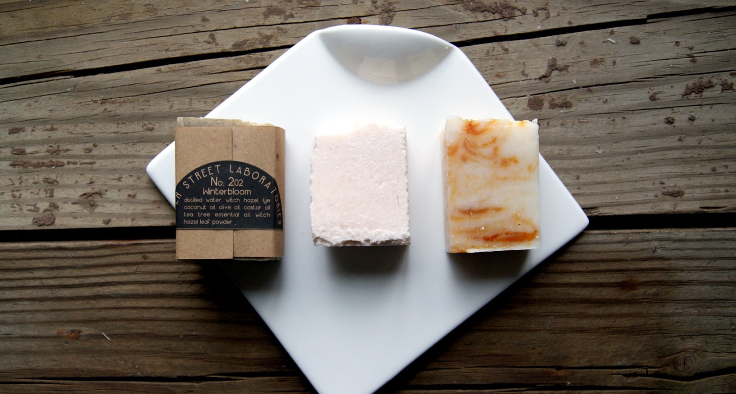 Soap Specimens Set of Three3 Samples by HartandHawthorn on Etsy