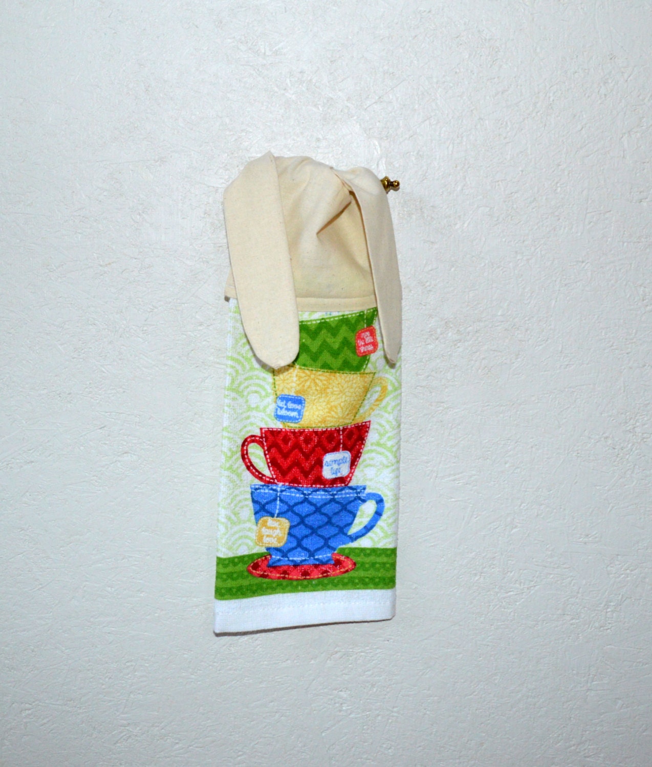 Kitchen Hand Towel Tea Cup Towel Hand Towel Tie by