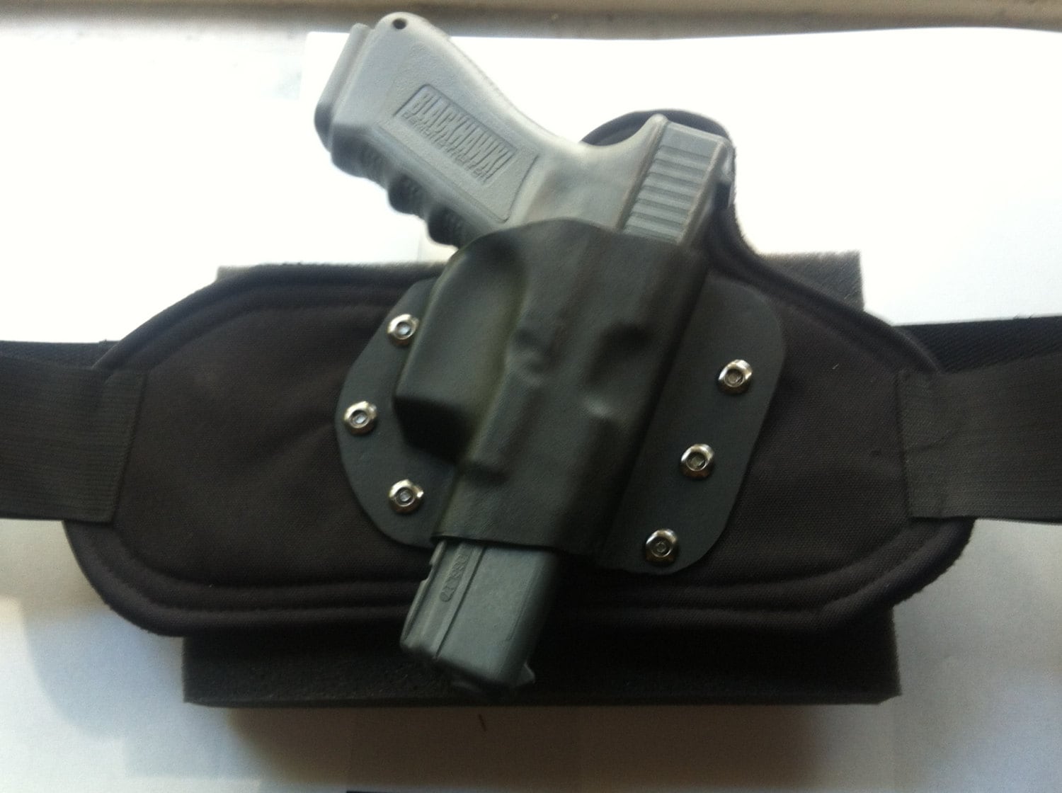 Items similar to IWB Holster Comfort Belly Band Kydex Elastic Nylon