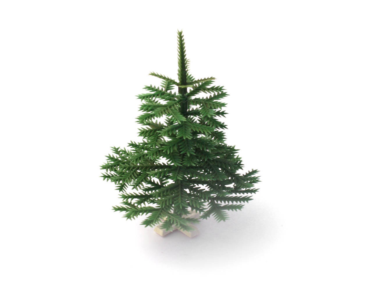 Christmas tree, Small vintage plastic collapsible christmas tree, green - sovietvintage