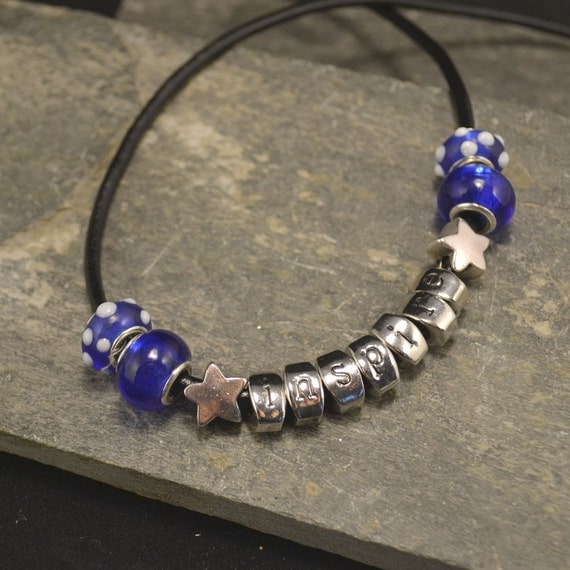 Items similar to SALE Braille Letter Bead Bracelet from Jewelry in