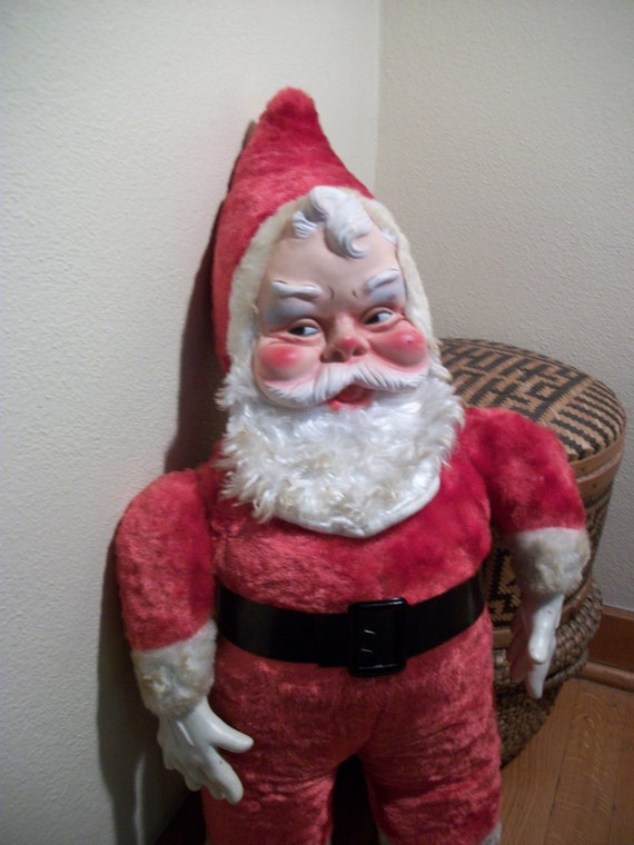 old stuffed santa