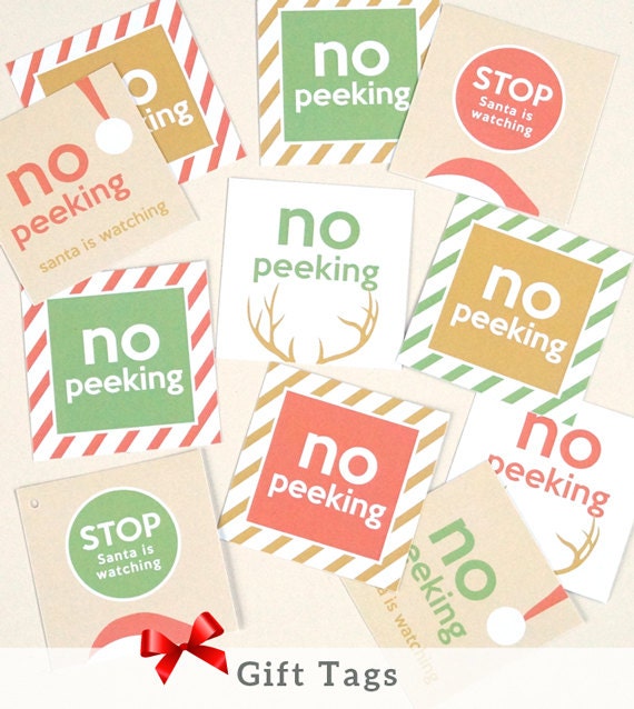 INSTANT DOWNLOAD Printable Christmas Gift Tags Il_570xn