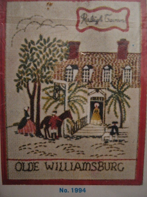 OLDE WILLIAMSBURG Colonial America Picture by FindsandFurnishings