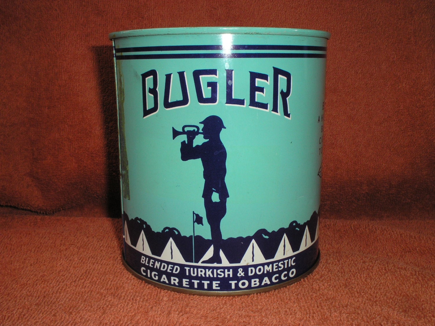 Bugler tobacco tin by on Etsy