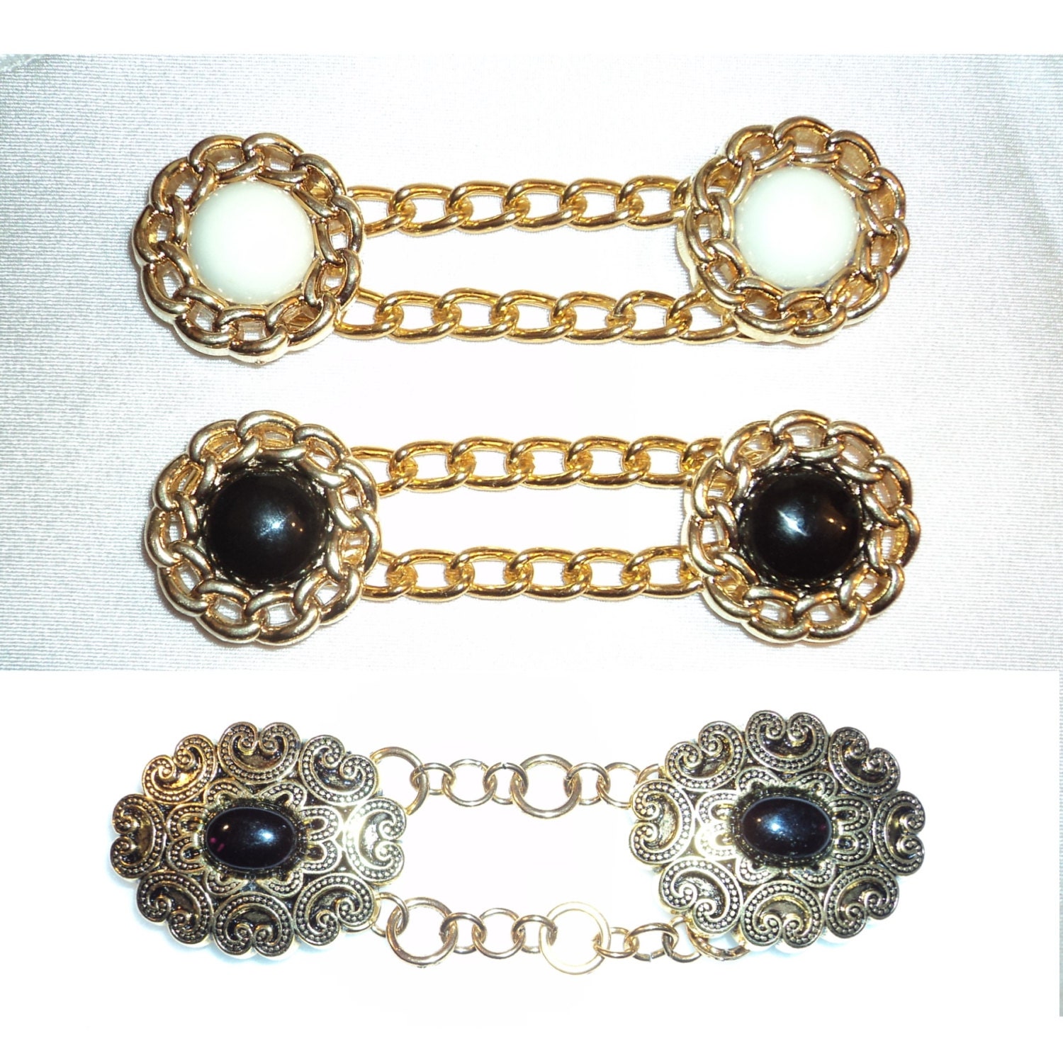 Custom Cape Cloak Chain Closure Clasp Medieval by CapeandCloak