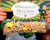PRINTABLE - Magically Delicious - St. Patrick's Day Goodie Bag Favor - KraftsbyKaleigh