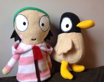 sarah and duck soft toy