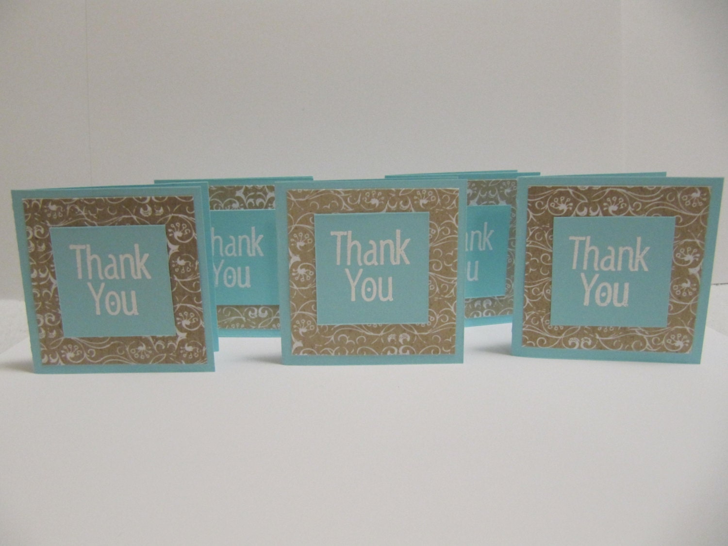 Thank you cards, Mini cards Set of 20 thank you cards, Neutral thank you cards, Wedding thank you, Baby thank you - PapierMiche