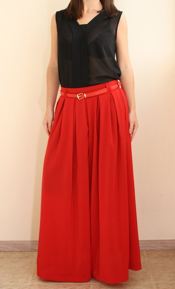 palazzo pants with skirt