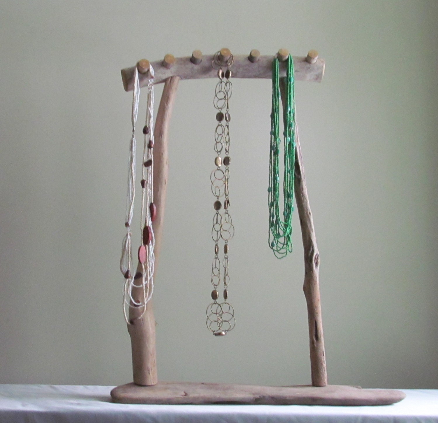 Driftwood Necklace Display Driftwood Jewelry By Driftingconcepts