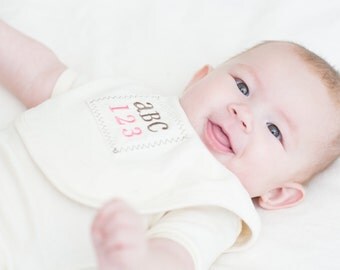 Items similar to children's colorful organic bib, colorful organic